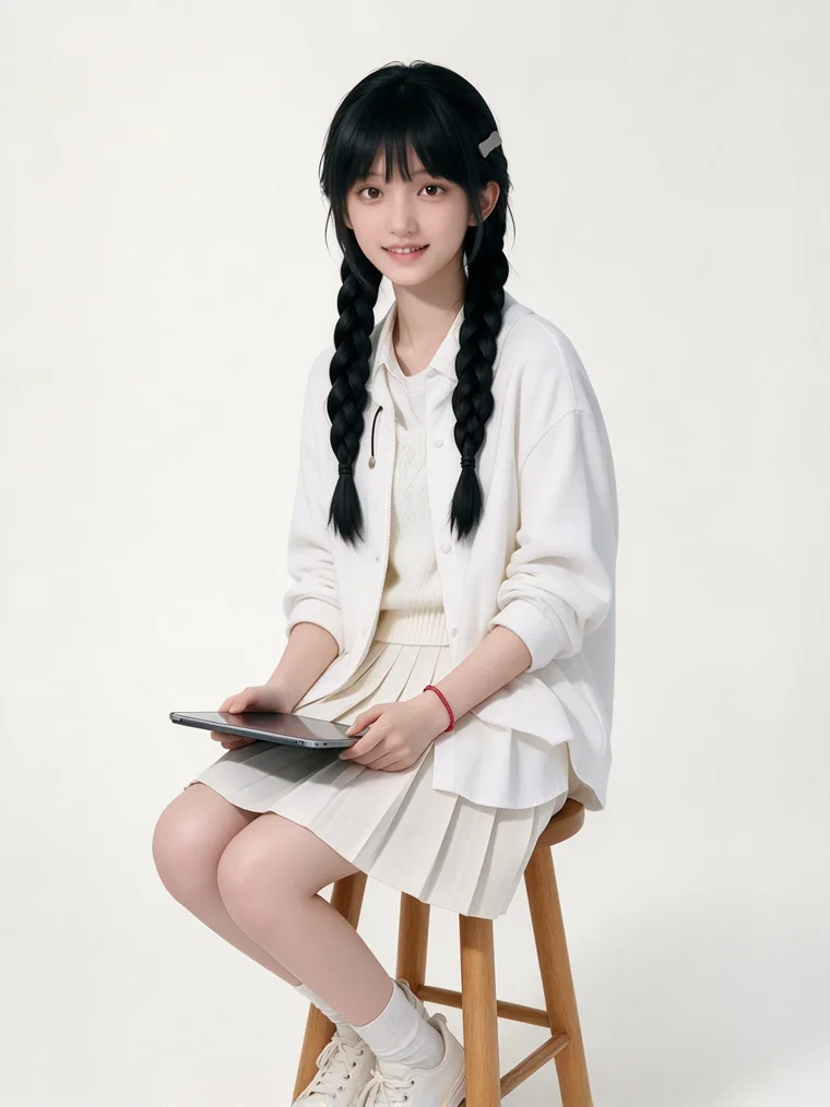 棚拍 · 开衫坐姿